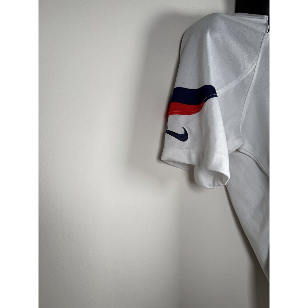 Nike Team USA Soccer Jersey Womens L Slim Fit Red White Blue World Cup National - Picture 5 of 10